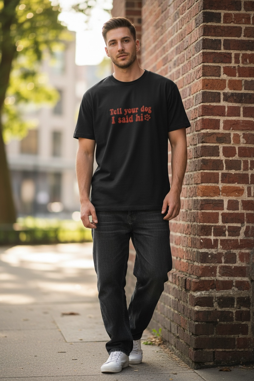 Dog parent shirts for men