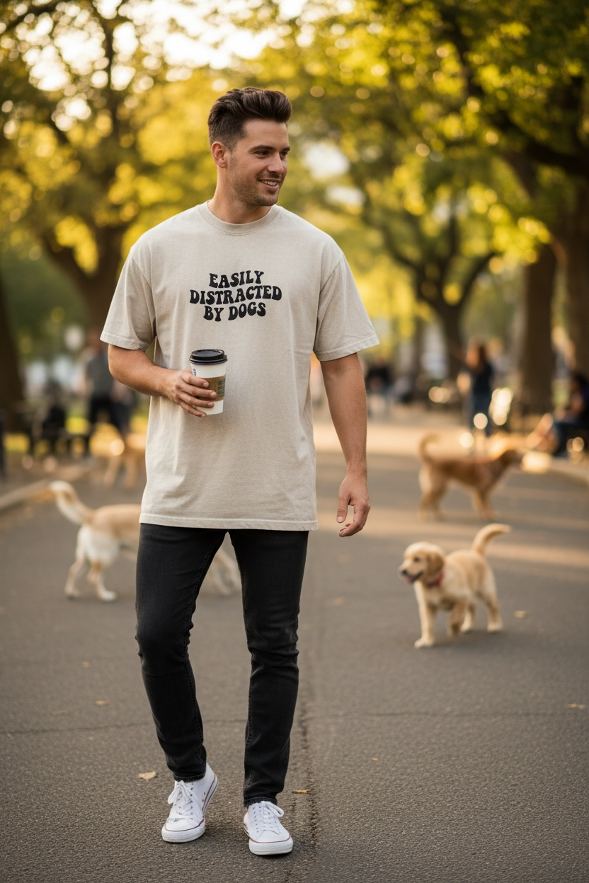Dog parent shirts for men