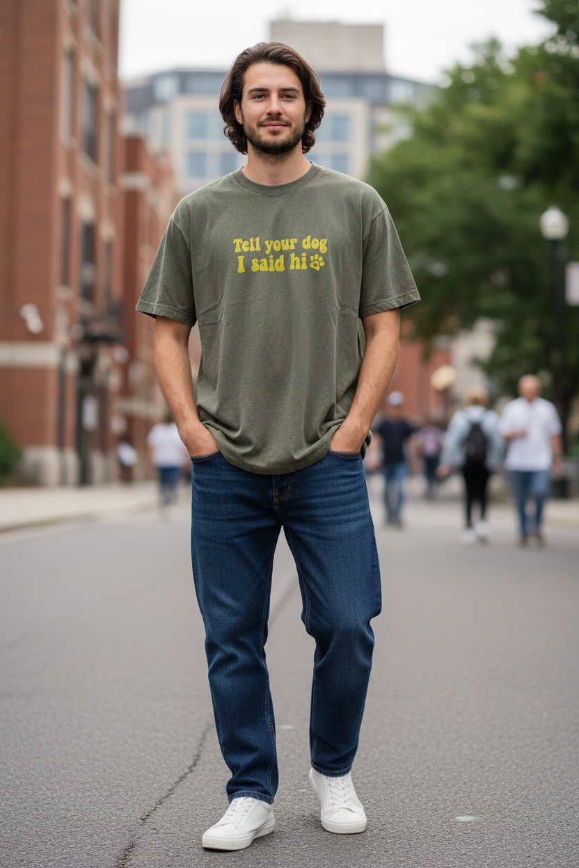 Dog parent shirts for men